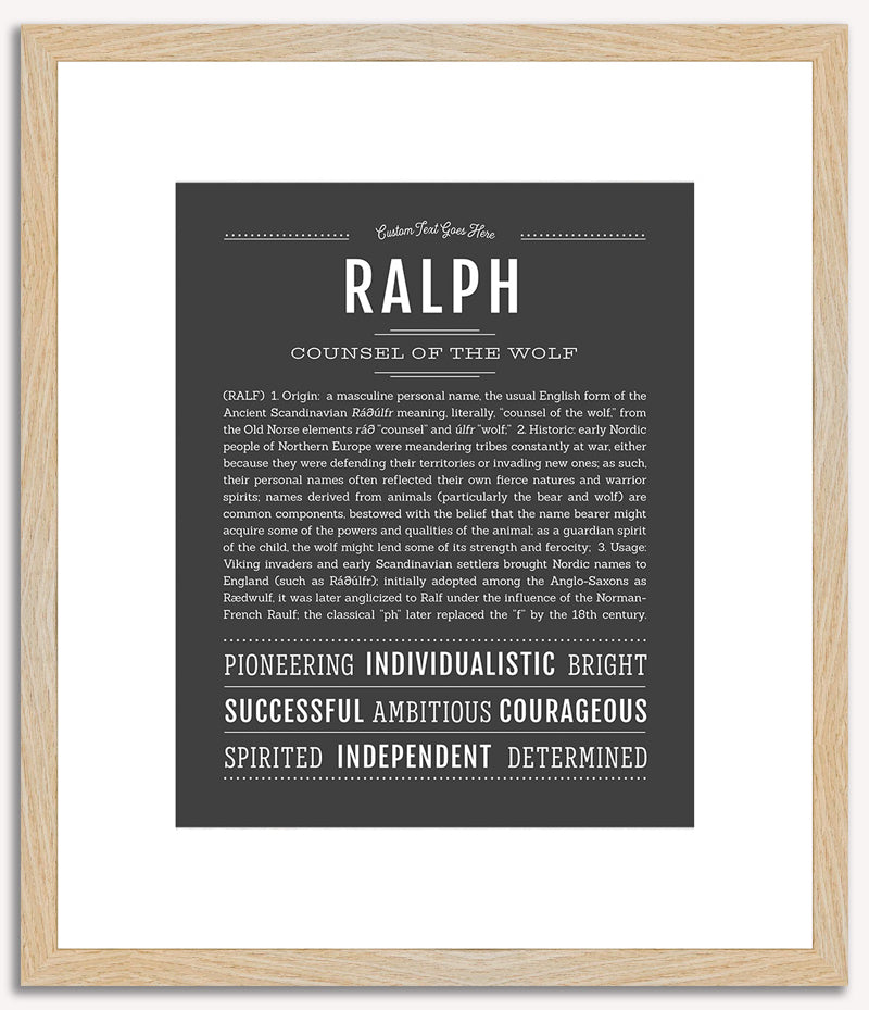 Ralph | Name Art Print