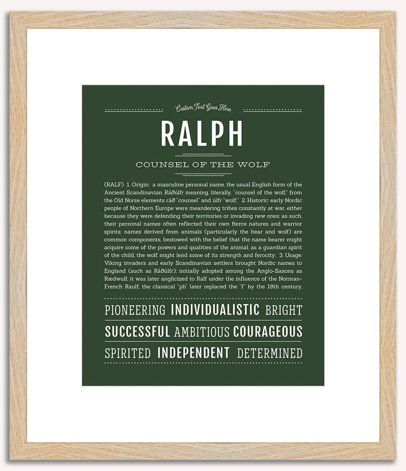 Ralph | Name Art Print