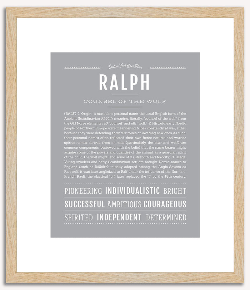 Ralph | Name Art Print