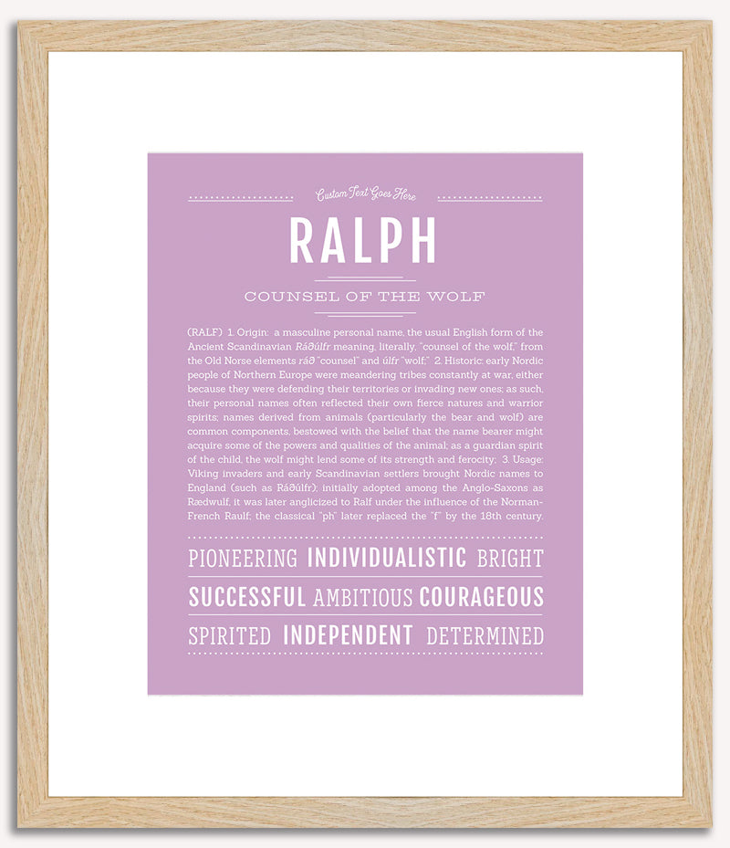 Ralph | Name Art Print