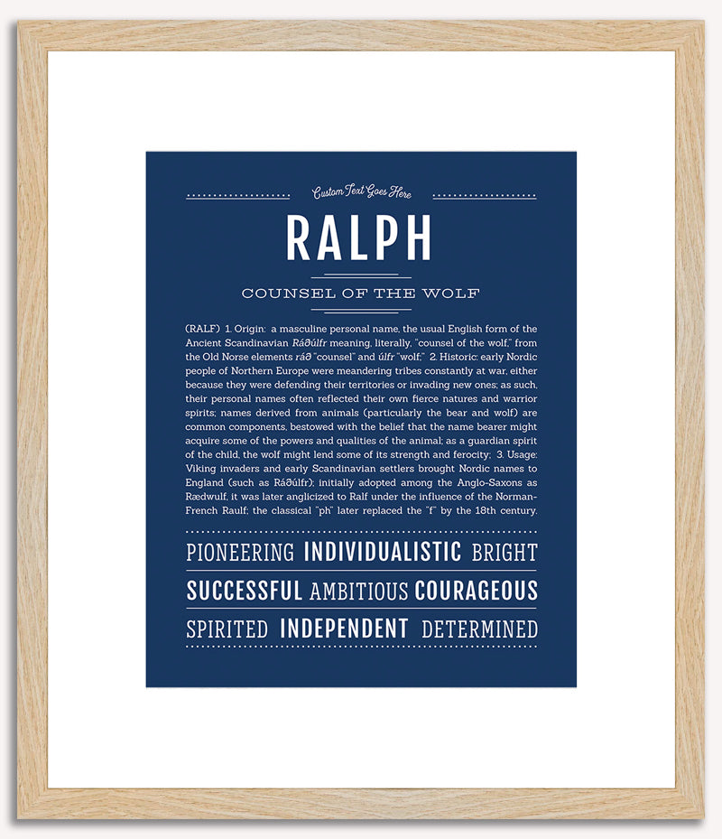 Ralph | Name Art Print