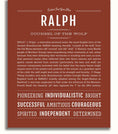 Tattoo Name Ralph Ralph | Name Art Print – Name Stories