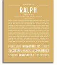 Ralph | Name Art Print – Name Stories