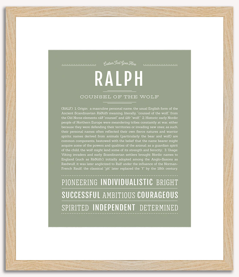 Ralph | Name Art Print