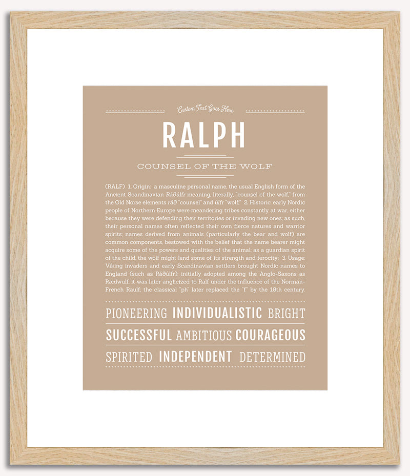 Ralph | Name Art Print