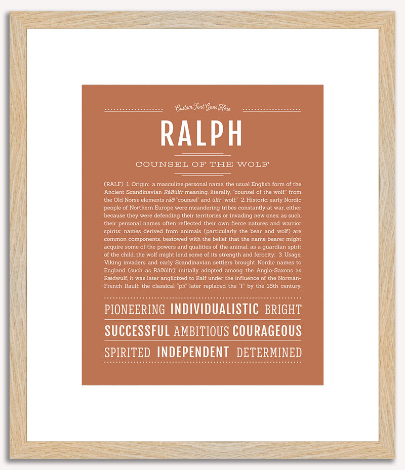 Ralph | Name Art Print