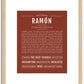 Ramon | Name Art Print