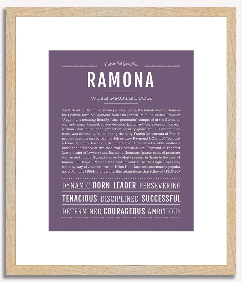 Ramona | Name Art Print