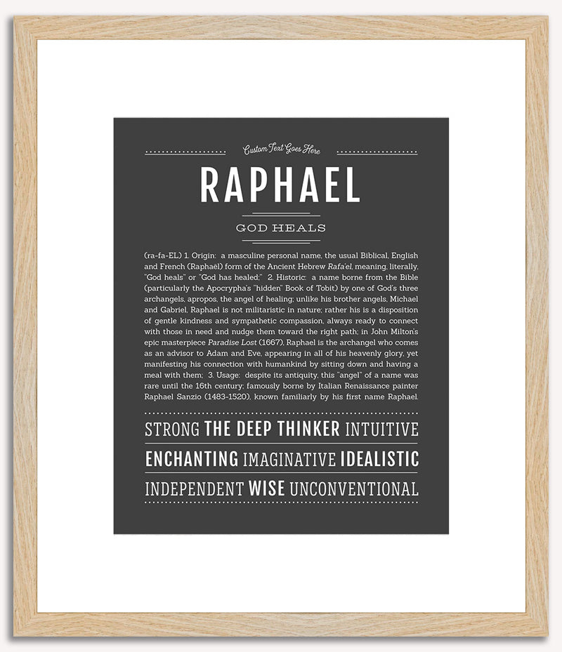 Raphael | Name Art Print