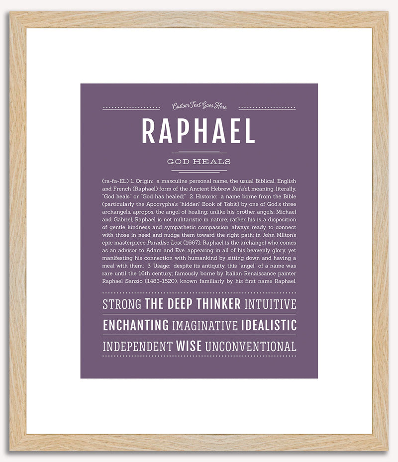 Raphael | Name Art Print