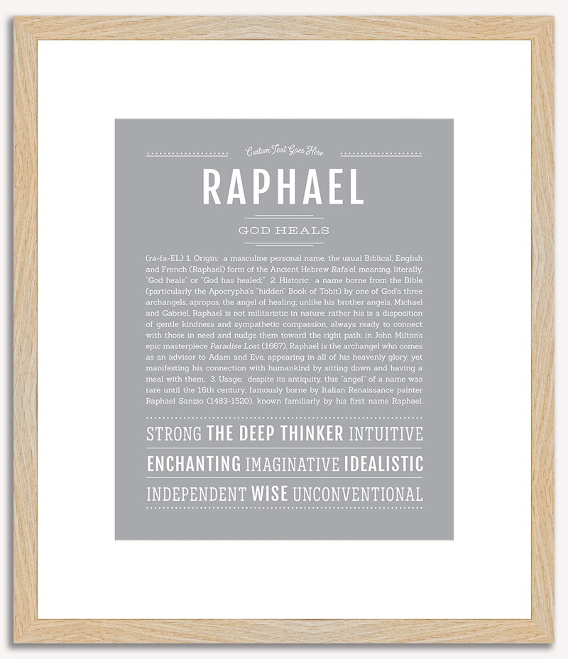 Raphael | Name Art Print