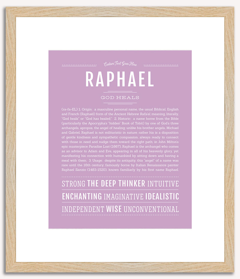 Raphael | Name Art Print