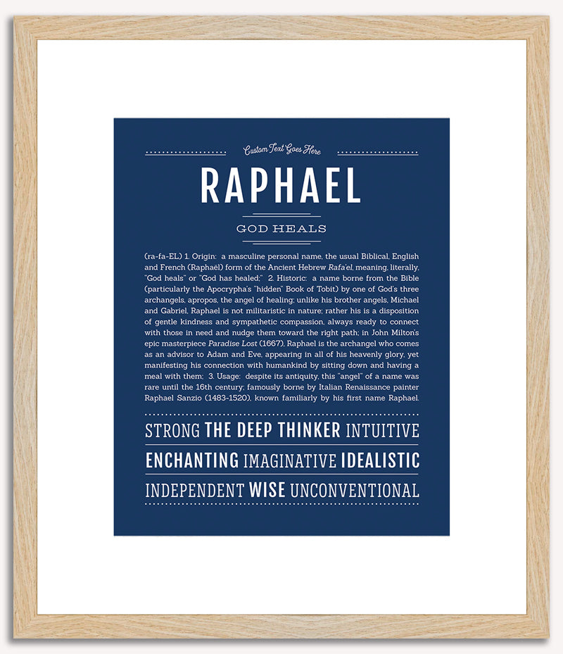 Raphael | Name Art Print