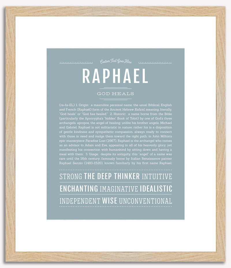 Raphael | Name Art Print