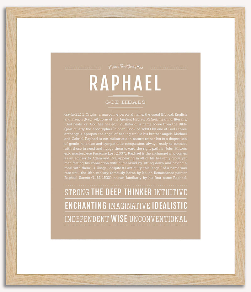 Raphael | Name Art Print