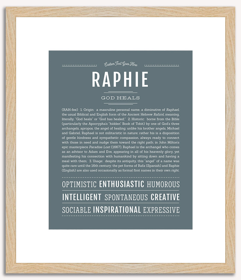 Raphie | Name Art Print