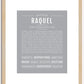 Raquel | Name Art Print