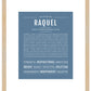 Raquel | Name Art Print