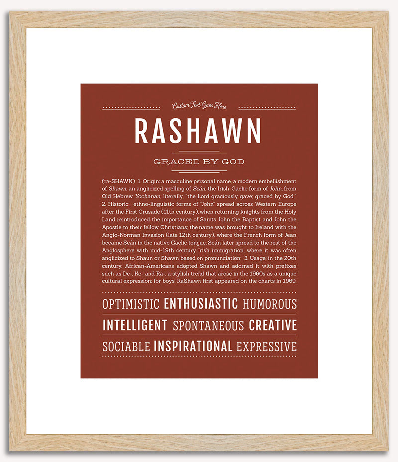 Rashawn | Name Art Print