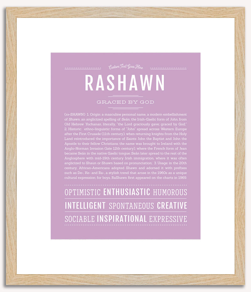 Rashawn | Name Art Print