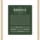 Rashelle | Name Art Print