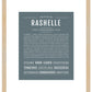 Rashelle | Name Art Print