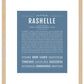 Rashelle | Name Art Print