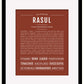 Frame Options | Bordeaux | Black Frame, Matted