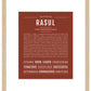 Frame Options | Bordeaux | Maple Frame, Matted