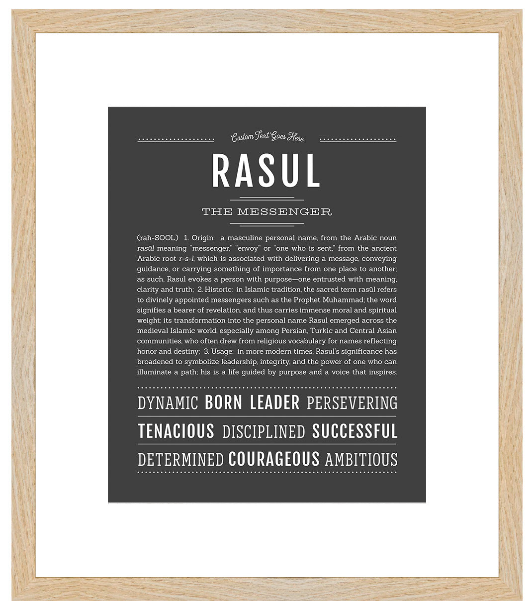 Frame Options | Charcoal Gray | Maple Frame, Matted