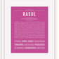 Frame Options | Dark Pink | White Frame, Matted