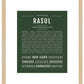 Frame Options | Deep Forest | Maple Frame, Matted