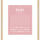 Frame Options | Dusty Rose | Maple Frame, Matted