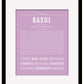 Frame Options | Lilac | Black Frame, Matted
