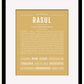 Frame Options | Matte Gold | Black Frame, Matted