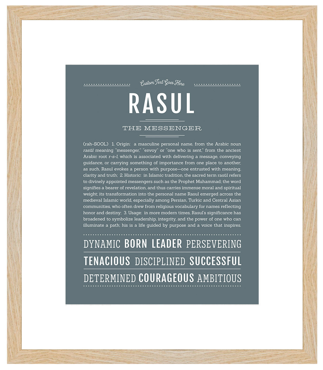 Frame Options | Night Rendezvous | Maple Frame, Matted