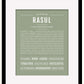 Frame Options | Sage | Black Frame, Matted