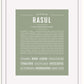 Frame Options | Sage | White Frame, Matted
