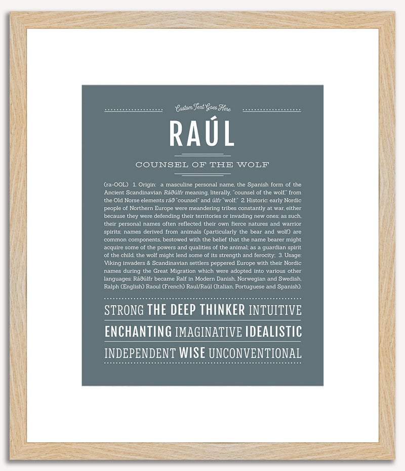 Raul | Name Art Print