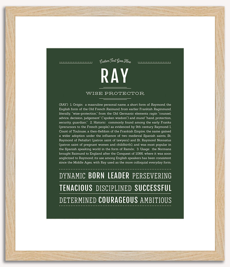 Ray | Name Art Print