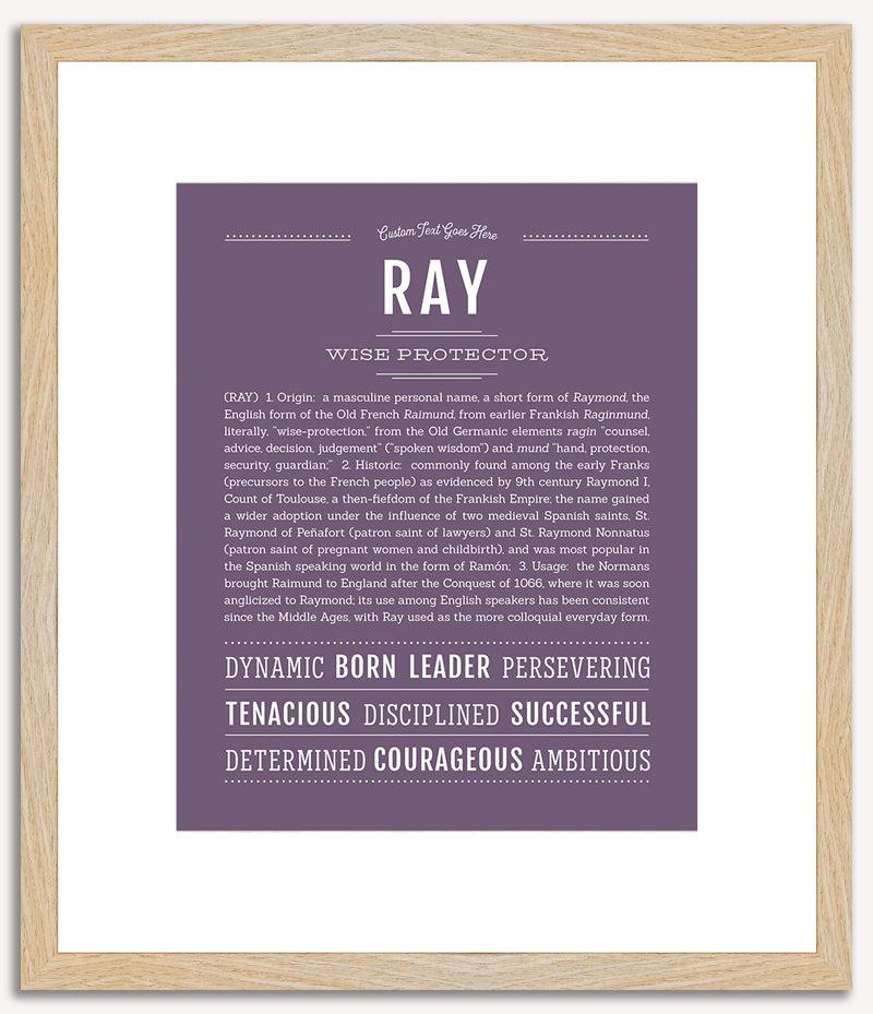 Ray | Name Art Print