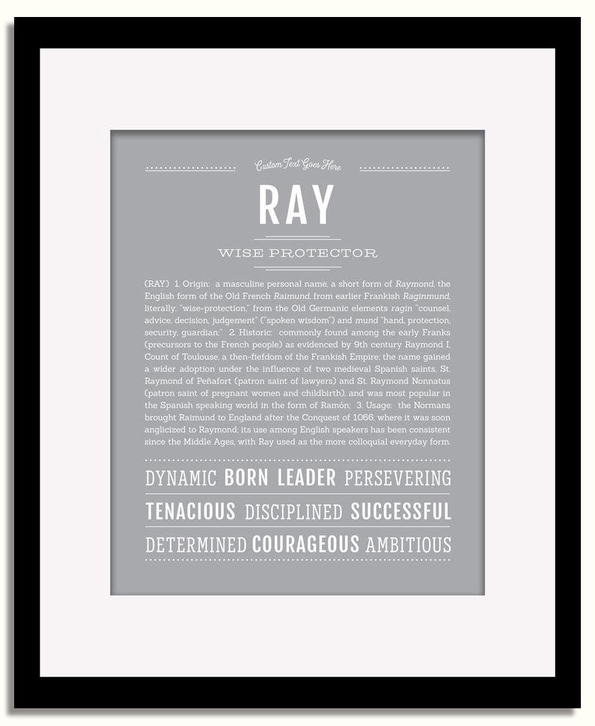 Frame Options | Sage | Black Frame, Matted