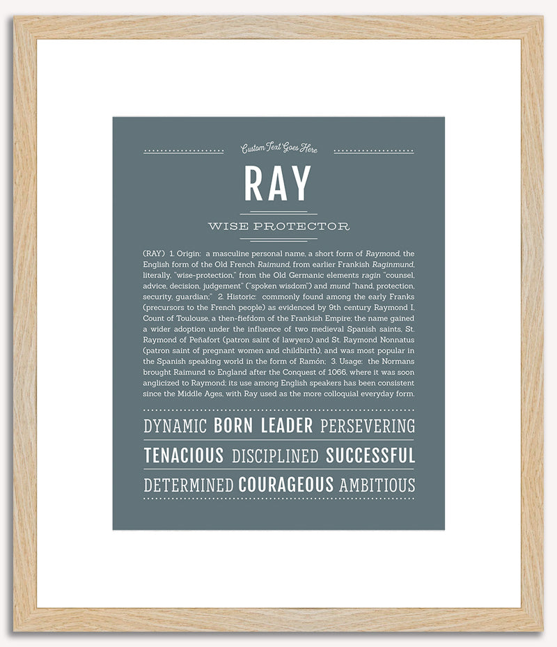 Ray | Name Art Print