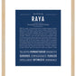 Raya | Name Art Print