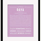 Frame Options | Lilac | Black Frame, Matted