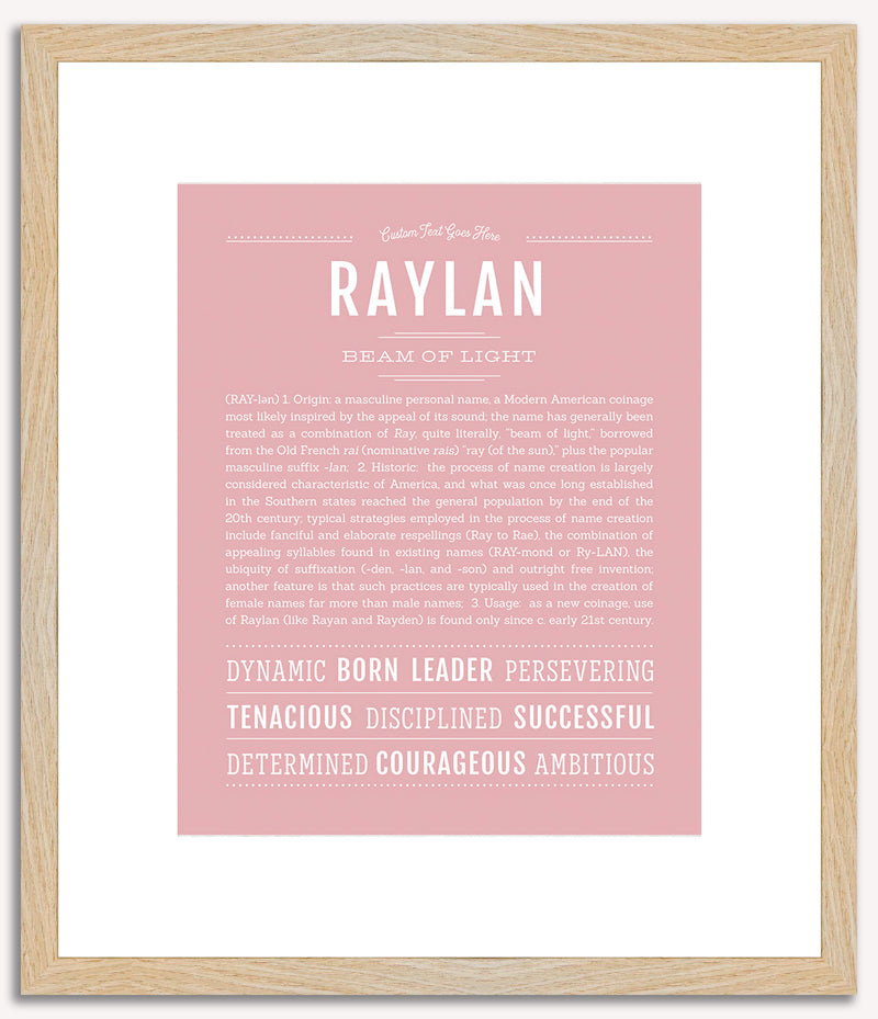 Raylan | Name Art Print