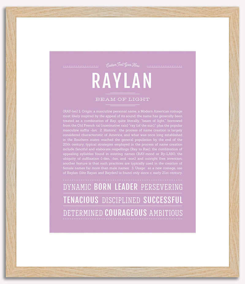 Raylan | Name Art Print