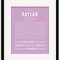 Frame Options | Lilac | Black Frame, Matted