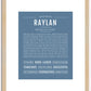 Raylan | Name Art Print