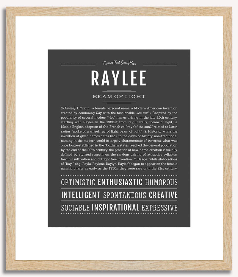 Raylee | Name Art Print